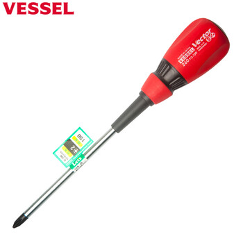 Vessel imported from japan original flat-head cross screwdriver large flat head with strong magnetic screwdriver b-260 cross 2x150mm