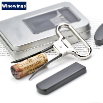 Winewings european old wine knife screwdriver red wine bottle opener two-piece wine opening tool red wine knife sommelier wine set old wine bottle opener box