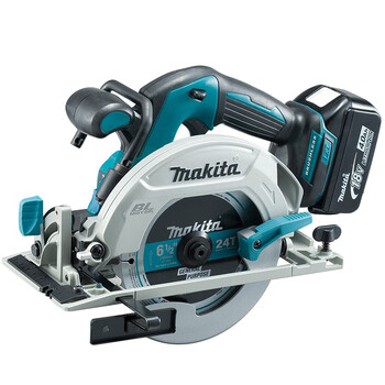 Makita (makita) electric circular saw rechargeable woodworking portable electric saw 165mm lithium electric circular saw wood board cutting machine high power 680w dhs680z bare metal without battery charger