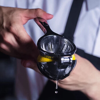 Bar soul lemon clamp manual juicer stainless steel lemon clamp fresh squeezed lemon juice orange juice cocktail making large stainless steel lemon clamp