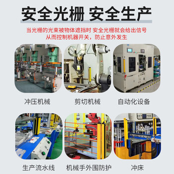 Weishidq weishi safety light curtain sensor safety grating punch photoelectric protector through-beam detector wgm52242nb