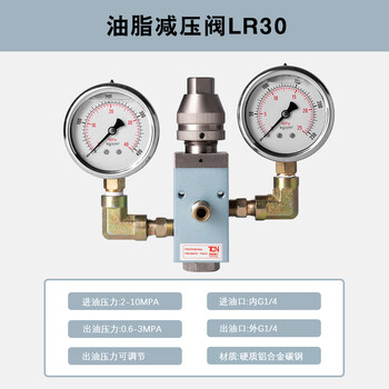 Kezitu customized butter pressure reducing valve grease pressure reducing valve stabilizing valve grease high pressure butter pressure regulating valve butter machine pressure reducing valve pressure reducing valve lr30