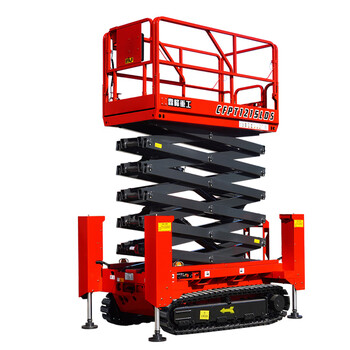 Chufeng (chufeng) one-click leveling crawler aerial work platform electro-hydraulic lifting platform truck 12-meter mobile lift cfpt1215lds