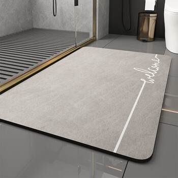 Qiqijia household bathroom non-slip door mat absorbent mat bathroom foot mat quick-drying bathroom entrance