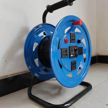 Extra large mobile reel empty reel cable reel take-up hand-crank reel empty reel wire thickened iron reel a type