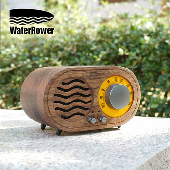 Waterrower rowing machine companion fever-grade bluetooth portable retro high-end wooden speaker rowing machine accessories walnut model
