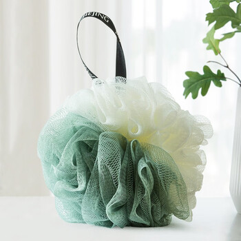 Mufan high-end bathroom products, bath towel, large bath ball, strong back strip, bath towel, bathing utensils, high-end bath towel - green 1 piece