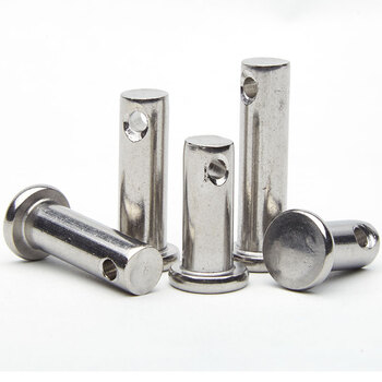 Jinggong 304 stainless steel flat head pin with hole cylindrical pin with hole pin positioning pin gb882 30% off 2 pieces diameter 10 x length 20mm