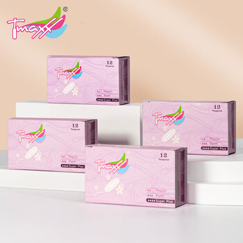 Tmaxx body beauty silk finger-in tampons, super large quantity 12 pcs*4 boxes, super large quantity 12 pcs*4 boxes, diameter about 1.4cm
