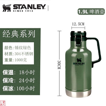 Tuojin insulated box outdoor camping large capacity portable car refrigerator fishing box refrigerated wine barrel 1.9 liter ice beer thermos