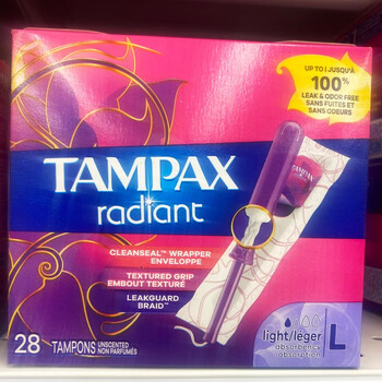 Tampax (tampax) spot canada imported tampax tampax tampon catheter type extra large flow 18/36 symphony 28l