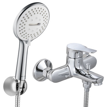 Moen simple shower set without roof spray all-copper bathtub shower faucet hand-held spray head 90132 15132 rain shower faucet with three functions 3009 hand-held