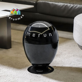 Chengguo british merun smart induction trash can high-looking home living room light luxury high-end kitchen large capacity new induction type black diamond 6l rechargeable/battery dual use