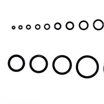 Lnga landgre rubber o-ring sealing ring repair box fluorine rubber complete faucet waterproof fluorine rubber four-quarter pipe 19 wire diameter 2.4mm (50 pieces)