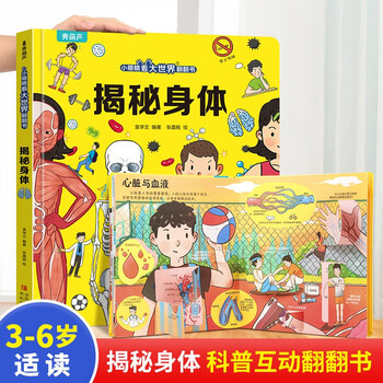 Small eyes see the big world, flip through the book and reveal the body. 3-10 years old. multiple theme scenes, let children understand their own bodies, satisfy their curiosity and cultivate good habits. children's books for 3 years old, 4 years old, 5 years old, 6 years old, 7 years old, 8 years old, 9 years old and 10 years old. summer extracurricular books for independent reading. green hulu