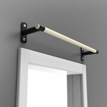 Eastscope anti-hand slip solid wood horizontal bar home wall punch door pull-up fitness rack arm stretching k120-13