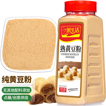 Yimi life pure soybean flour 370g large bottle donkey rolling dip soybean noodles