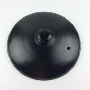 Zhengyang zhishang ceramic casserole lid soup pot stone pot lid black casserole lid soup pot lid stew pot lid medicine pot lid pot lid accessories lid diameter 25.0 cm 5l