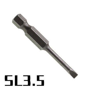 Yichen customized s2 steel flat-head bit set, electric screwdriver bit, hand drill, pneumatic magnetic bit, 50mm sl3.5, 10 pieces