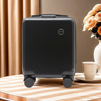 14-inch 16-inch small small suitcase trolley case 20x30x40 airline cabin suitcase can be boarded starlight black (cake style) 14-inch smaller (standard lining + 2 iron trolleys)