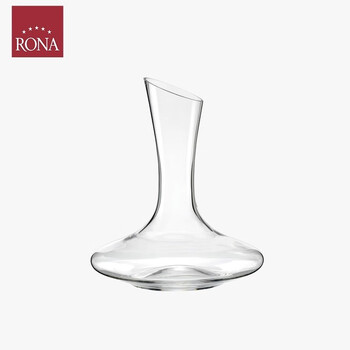 Lorna lorna imported flat mouth decanter crystal glass hotel home high-end luxury red wine slanted mouth decanter slanted mouth decanter 1500ml
