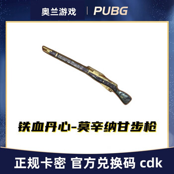 Pubg playerunknown's battlegrounds iron-blooded danxin mosin nagant gun eat chicken skin pc game redemption code cdk