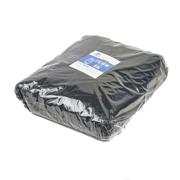 Jingxuan l602 100*120cm 50 pieces/bag extra thick flat mouth garbage bag (price unit: bag) black 1
