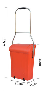 Portable portable trash can, sanitation, windproof, garbage bucket, dustpan, thickened plastic garbage bag, garbage collector, plastic garbage bucket