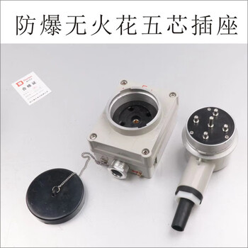 National standard industrial explosion-proof wall socket 220v20a explosion-proof spark-free plug three-five-core plug songda lighting explosion-proof plug socket 380v32a five-core