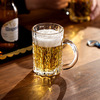 Toyo-sasaki glass brand official flag japan imported toyo sasaki glass beer mug draft beer mug thickened wall messenger mug cool beer mug short 425ml