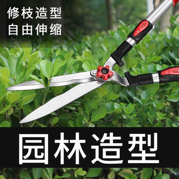 Gardening scissors, garden flower shears, pruning shears, special hedge shears for lawn trimming, powerful trimming of branches zp9, orange flat tube