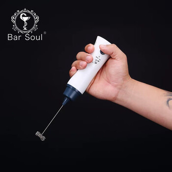 Bar soul mixing electric mixer egg beater milk frother electric frother cocktail foaming coffee foaming rechargeable blender