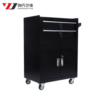 Zhang's yijia exquisite two-draw 0.6 auto repair hardware tool cabinet workshop drawer-type multi-functional mobile tool box repair cabinet
