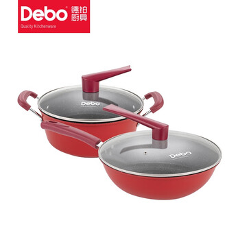 Debo ophia wok set gas stove electric ceramic stove universal non-stick pot dep-652