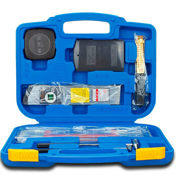 Home inspection tool set 2-meter ruler home inspection tool set multi-functional construction engineering inspection ruler wall door and window frame decoration building vertical level ruler 7-piece set 12-piece set small tool bag (7-piece set)