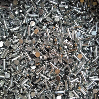 Niu li niu galvanized solid iron rivets m3m4m5m6 - flat head percussion rivets natural iron rivets m4*8 (1 pound of galvanized is about 350)