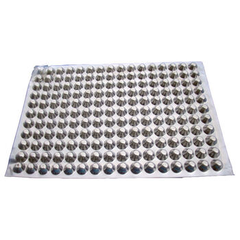 Egg carton gasket 30 catties egg basket mat fruit frame plastic shock-proof shock-absorbing soft pad bubble film poultry egg 28x30 black 950 sheets