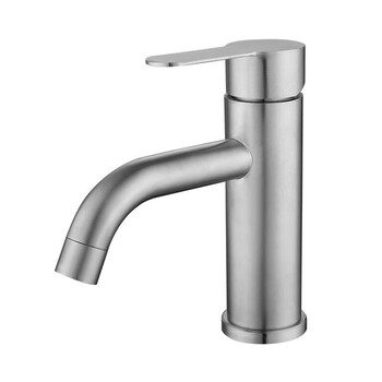 Renjuyi 304 stainless steel hot and cold faucet bathroom bathroom washbasin universal style 304 material 150 304 material 1500g with stainless steel water inlet pipe