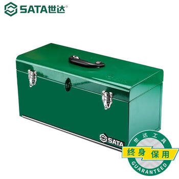 Sata household portable metal tool box/tool storage box 95102 portable tool box 17