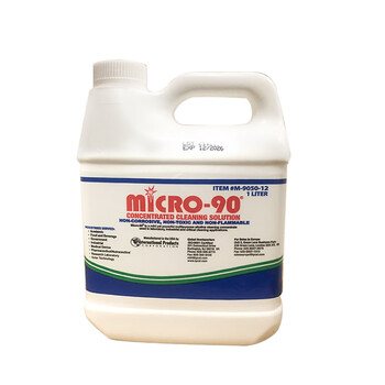 American micro-90 cleaning fluid/cleaning agent concentrated cleaner to remove oil and wax laboratory 12 bottles in a box