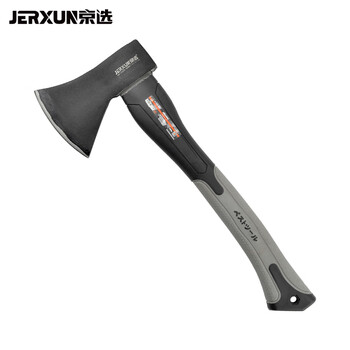 Jerxun ax firewood splitting ax large carpenter blade ax tree splitting firewood ax outdoor gardening multifunctional fire ax