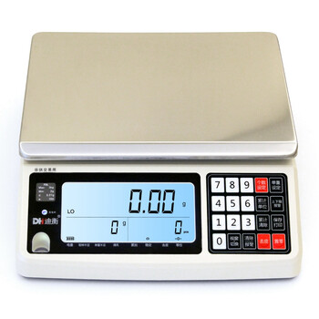 Diheng high-precision counting electronic scale industrial bench scale commercial weighing table scale point gram weighing 15kg/accuracy 1g