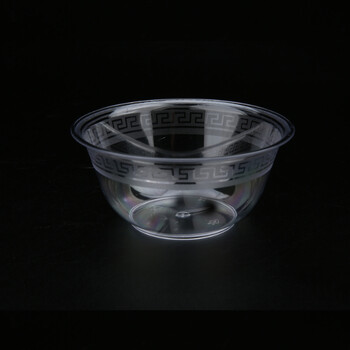 Zi jiafu jd sufa disposable tableware thickened bowl and chopsticks set plate chopsticks banquet household tableware four-piece set crystal bowl 200 pieces