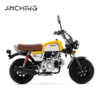Jincheng jc110-q wukong mini mini motorcycle efi air-cooled motorcycle hood style retro motorcycle yellow automatic clutch