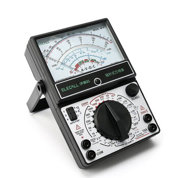 Elecall analog multimeter, mechanical multimeter, internal magnetic multiple circuit protection, home maintenance electrician's meter mf47