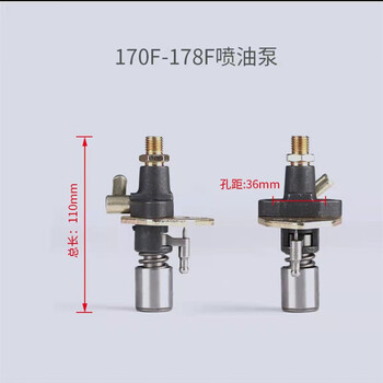 Air-cooled diesel engine micro-tiller injector nozzle accessories kaima 170f173f178f186f fuel injection pump assembly 170/173/178f fuel injection pump (positive oil inlet)