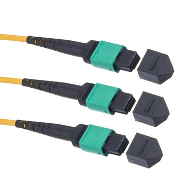 Mpo-mpo/mtp/lc8-core 12-core 24-core single-mode 10g optical fiber jumper 40/100g optical module jumper 24-core mpo-mpo yellow 20m