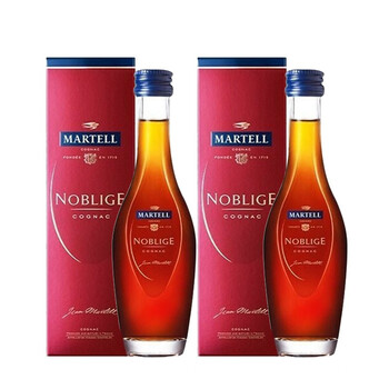 Martell genuine licensed goods vsop cognac mercier cordon bleu heyday french imported foreign wine holiday gift mercier small wine version 50ml 2 bottles