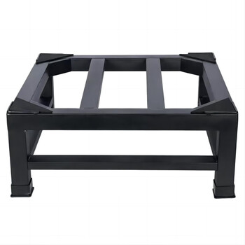 Simple classic refrigerator washing machine base frame universal foot pad storage rack heightening bracket bracket iron dishwasher heightening shelf matte black thicker material than its counterparts length 55 width 50 height 40 cm