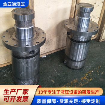 Yunqige double-acting electric hydraulic jack customized 200-ton vertical large-tonnage press cylinder for pile foundation inspection 100 tons